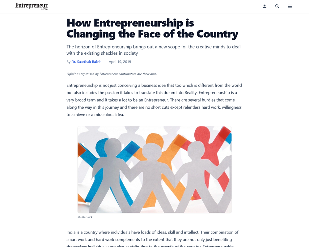 Entrepreneurs Changing the Country Like Never Before