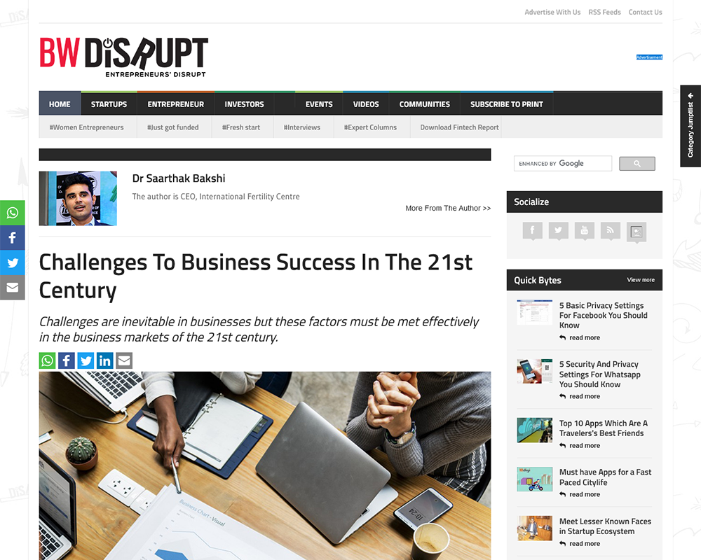 Challenges To Business Success In The 21st Century